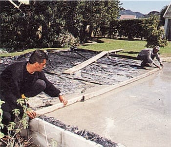 level and smooth concrete