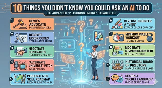 Ten Things You Didn't Know You Could Ask an AI to Do