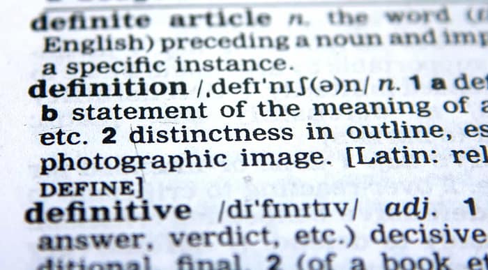 planning definitions dictionary