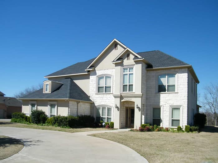 design solid brick home white